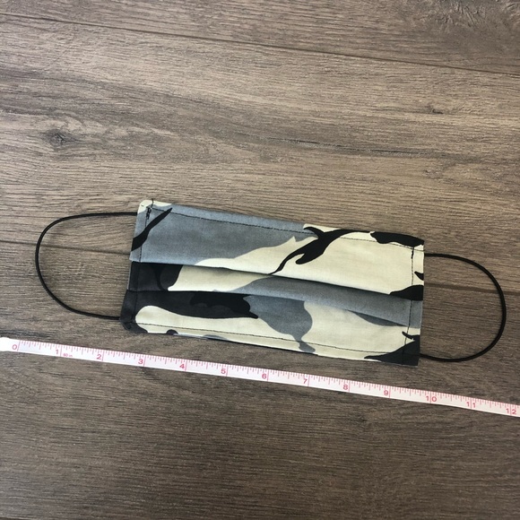 Men’s Camo Army Print cotton face mask hand made - Picture 4 of 5